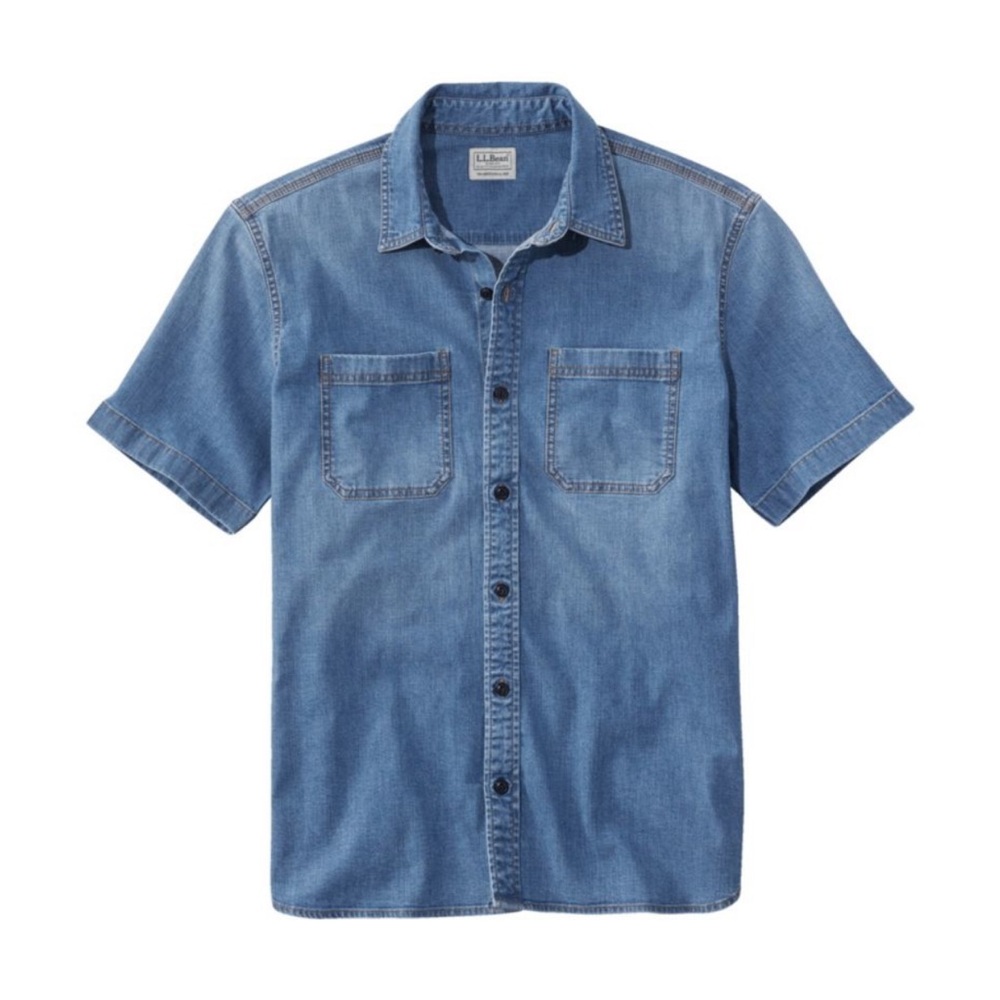 L.L Bean Men's Denim Shirt